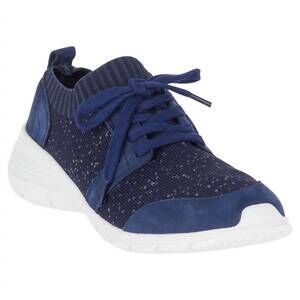 NEW HUSH PUPPIES women's cypress sneakers in royal navy